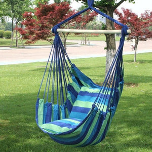 Portable Swing Chair Blue Hammock
