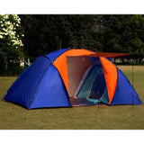5-8 Person Double Layer Two Bedroom Outdoor Tent